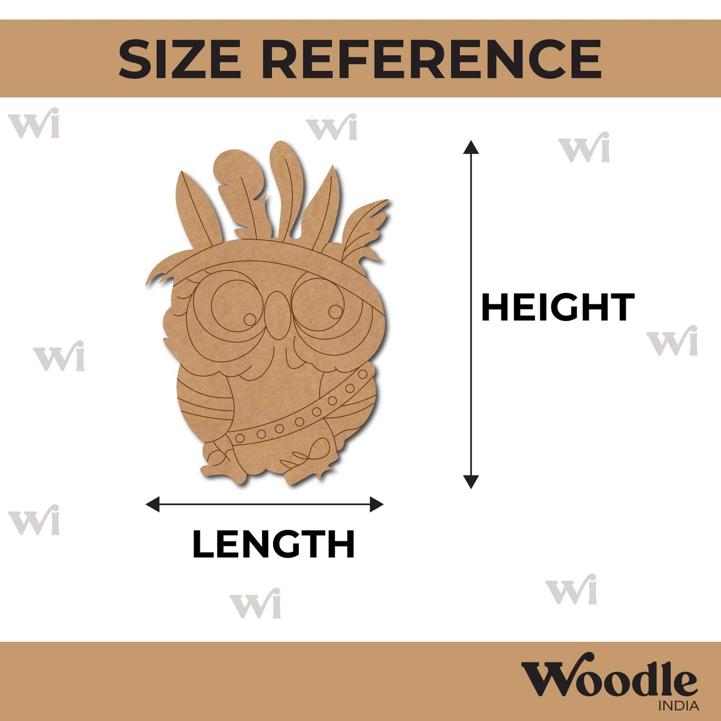 Owl Pre Marked MDF Design 32