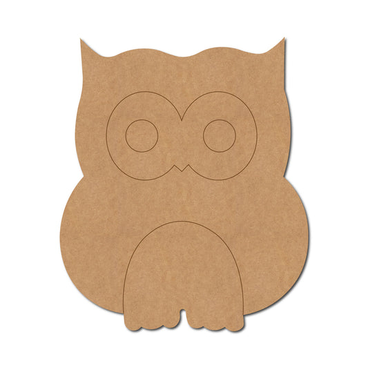 Owl Pre Marked MDF Design 4