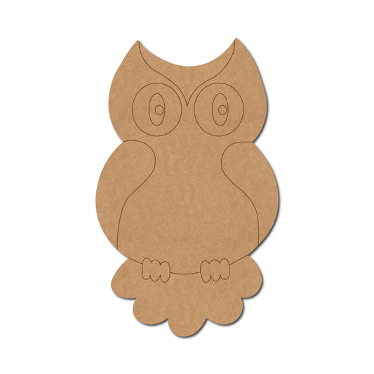 Owl Pre Marked MDF Design 6
