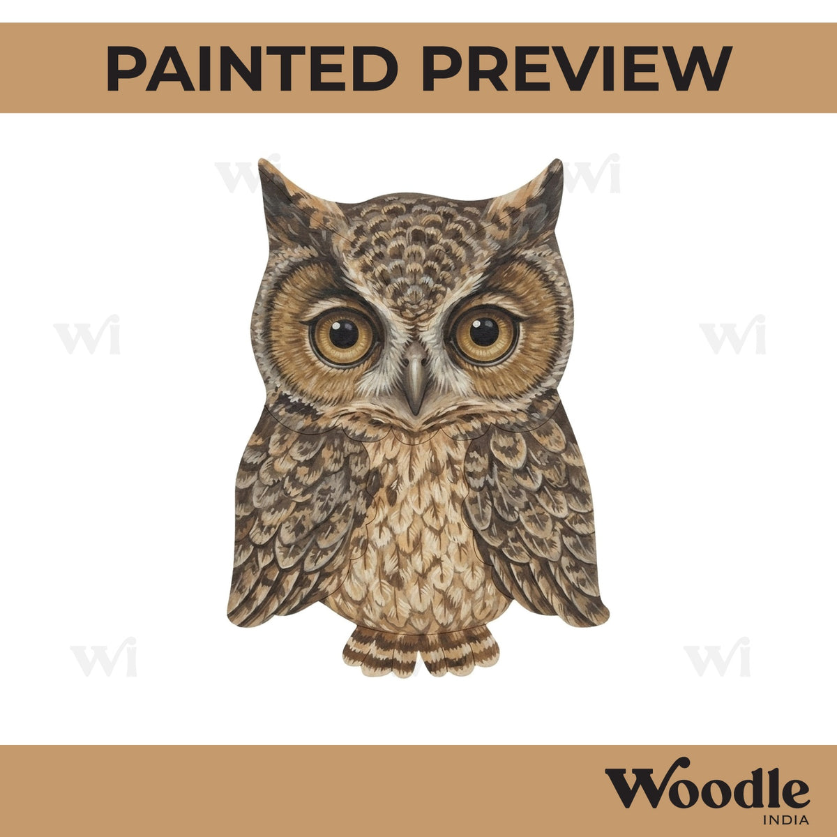 Owl Pre Marked MDF Design 7