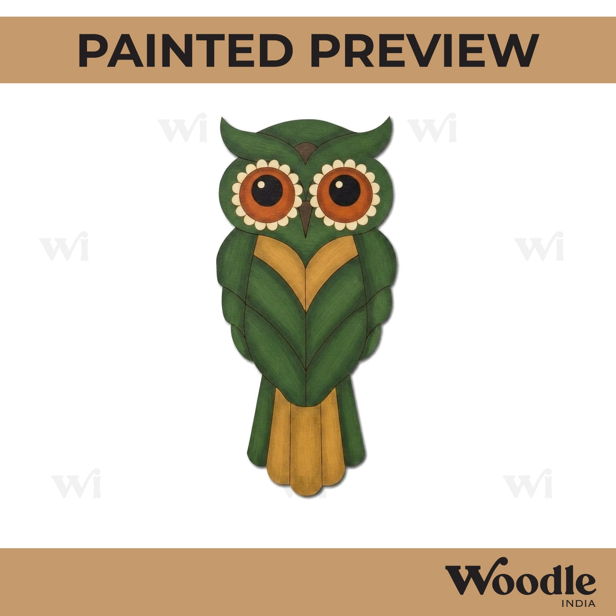 Owl Pre Marked MDF Design 8