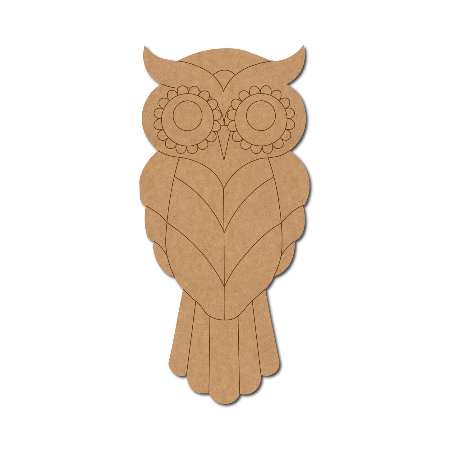 Owl Pre Marked MDF Design 8