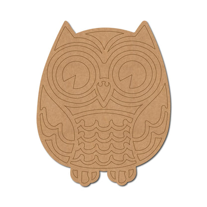 Owl Pre Marked MDF Design 9