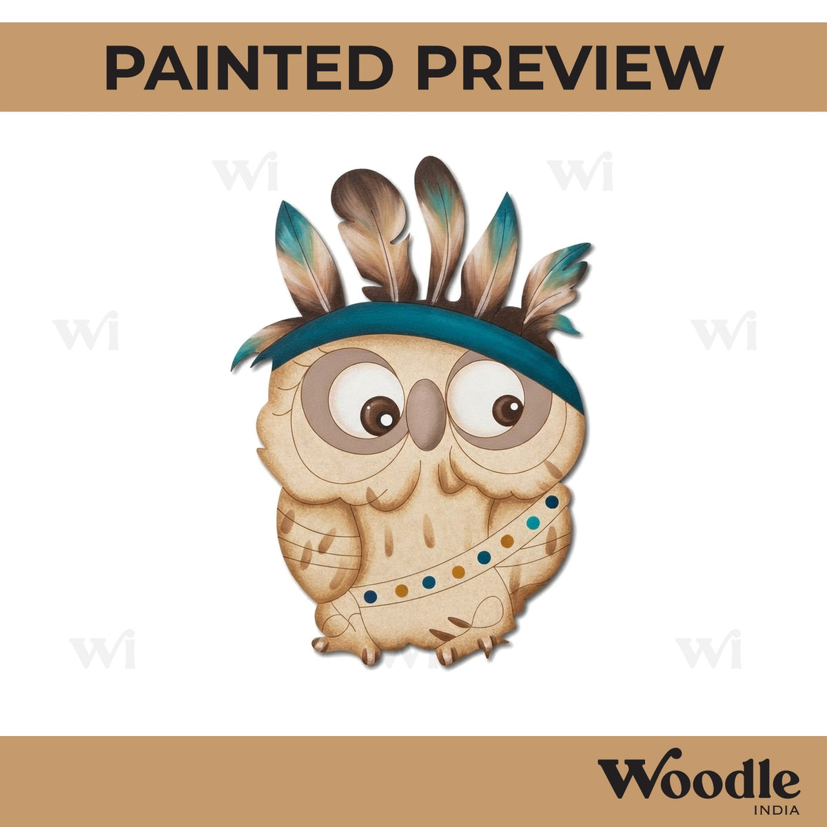 Owl Pre Marked MDF Design 32