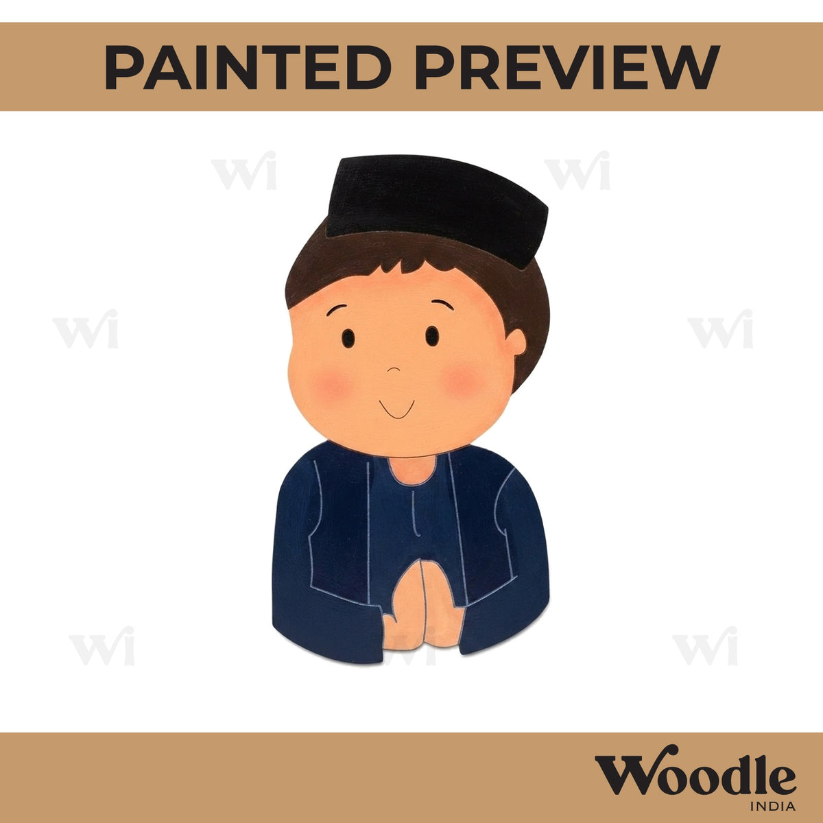 Pahadi Man Pre Marked MDF Design 1