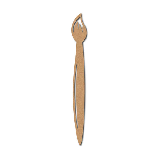 Paint Brush Cutout MDF Design 1