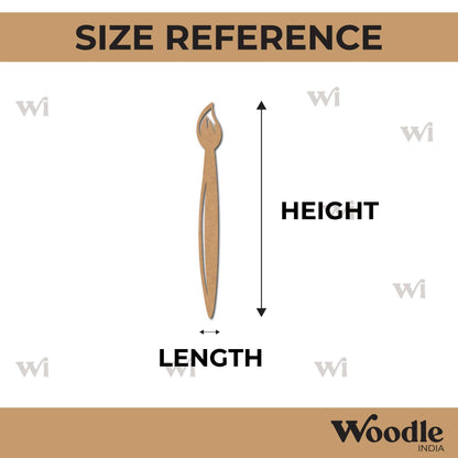 Paint Brush Cutout MDF Design 1
