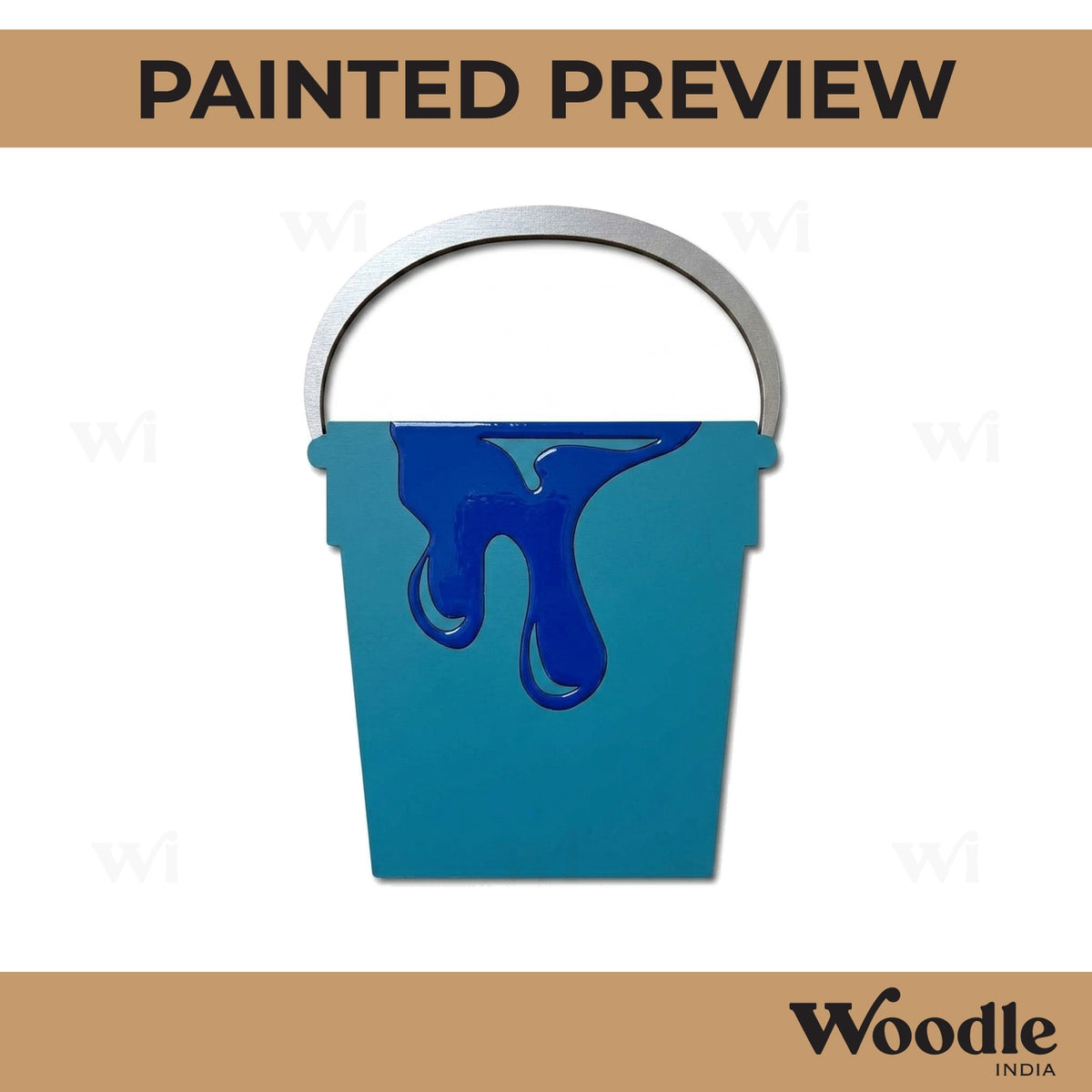 Paint Bucket Pre Marked MDF Design 1