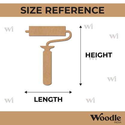 Paint Roller Cutout MDF Design 1
