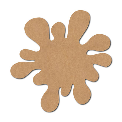 Paint Splash Cutout MDF Design 1