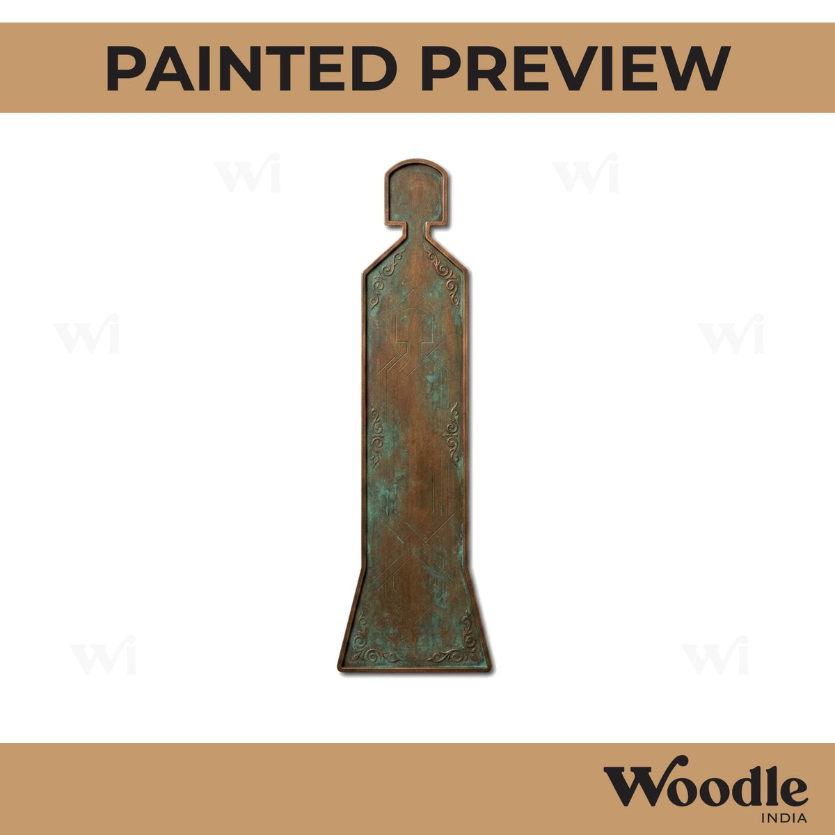 Paint Tube Cutout MDF Design 1