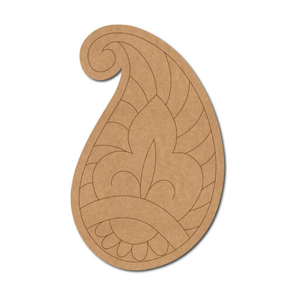 Paisley Pre Marked MDF Design 1