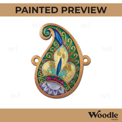 Paisley Rakhi Pre Marked MDF Design 1