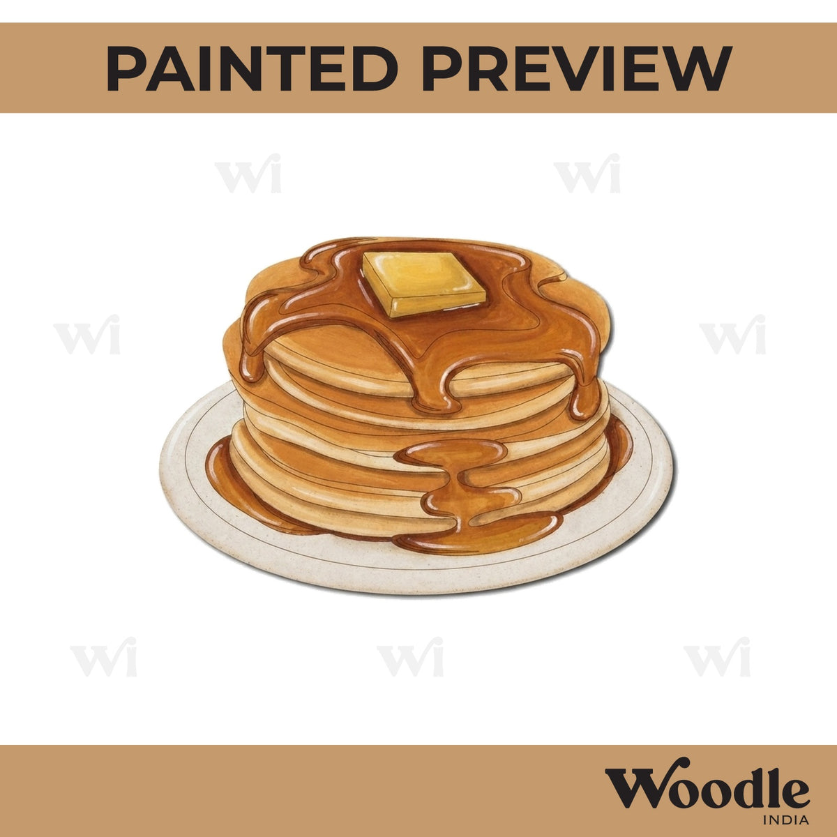 Pancakes Pre Marked MDF Design 1