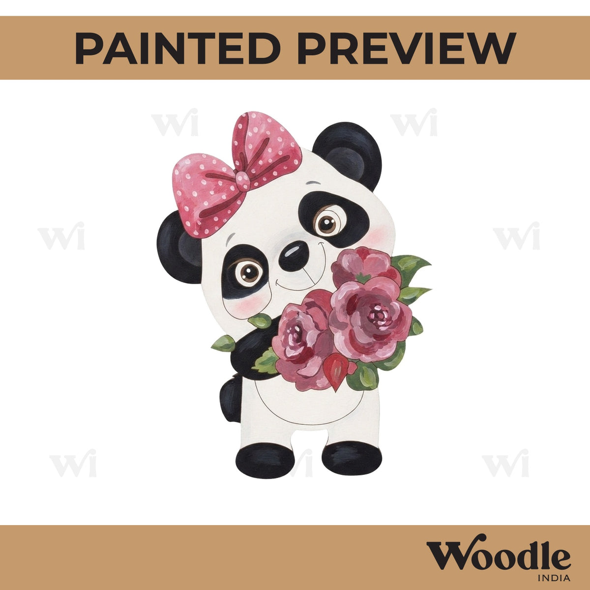 Panda Pre Marked MDF Design 1