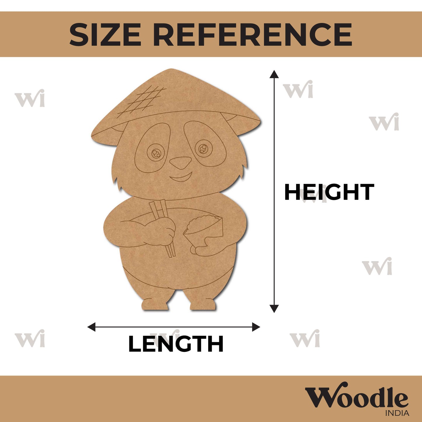 Panda Pre Marked MDF Design 8