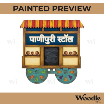 Panipuri Stall Pre Marked MDF Design 1
