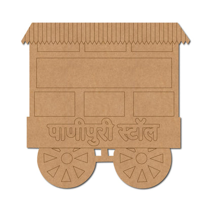 Panipuri Stall Pre Marked MDF Design 1