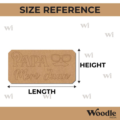 Papa Meri Jaan Base MDF Design 1