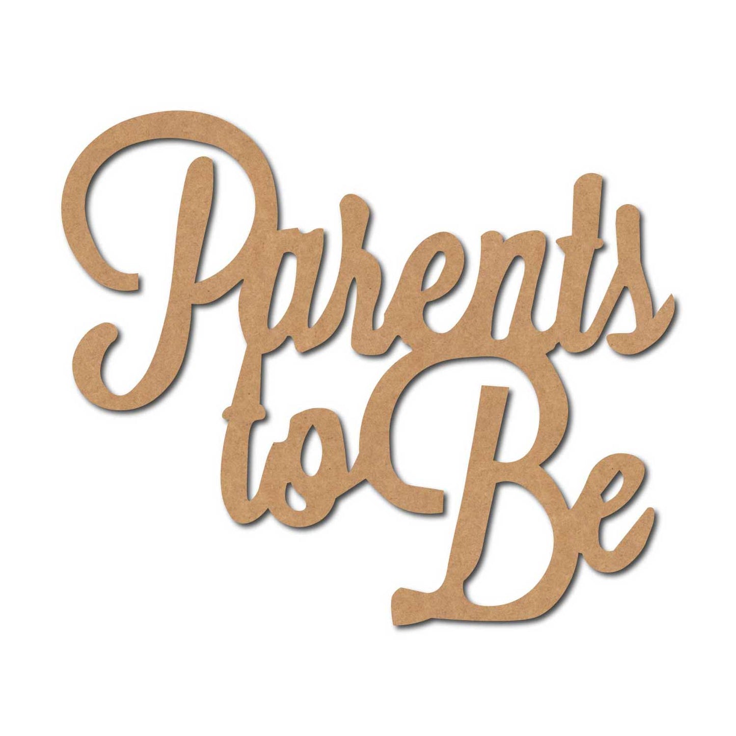 Parents To Be Cutout MDF Design 1