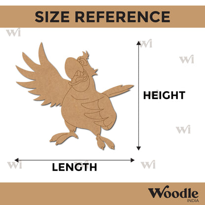 Parrot Aladdin Pre Marked MDF Design 1