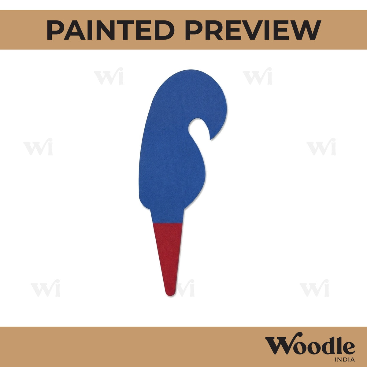 Parrot Cutout MDF Design 1