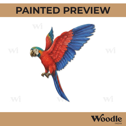 Parrot Cutout MDF Design 2
