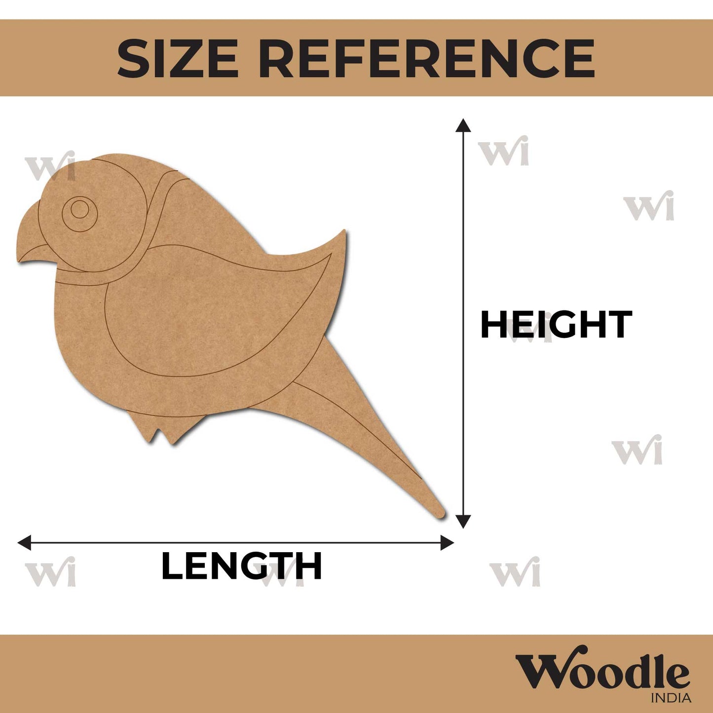 Parrot Pre Marked MDF Design 14