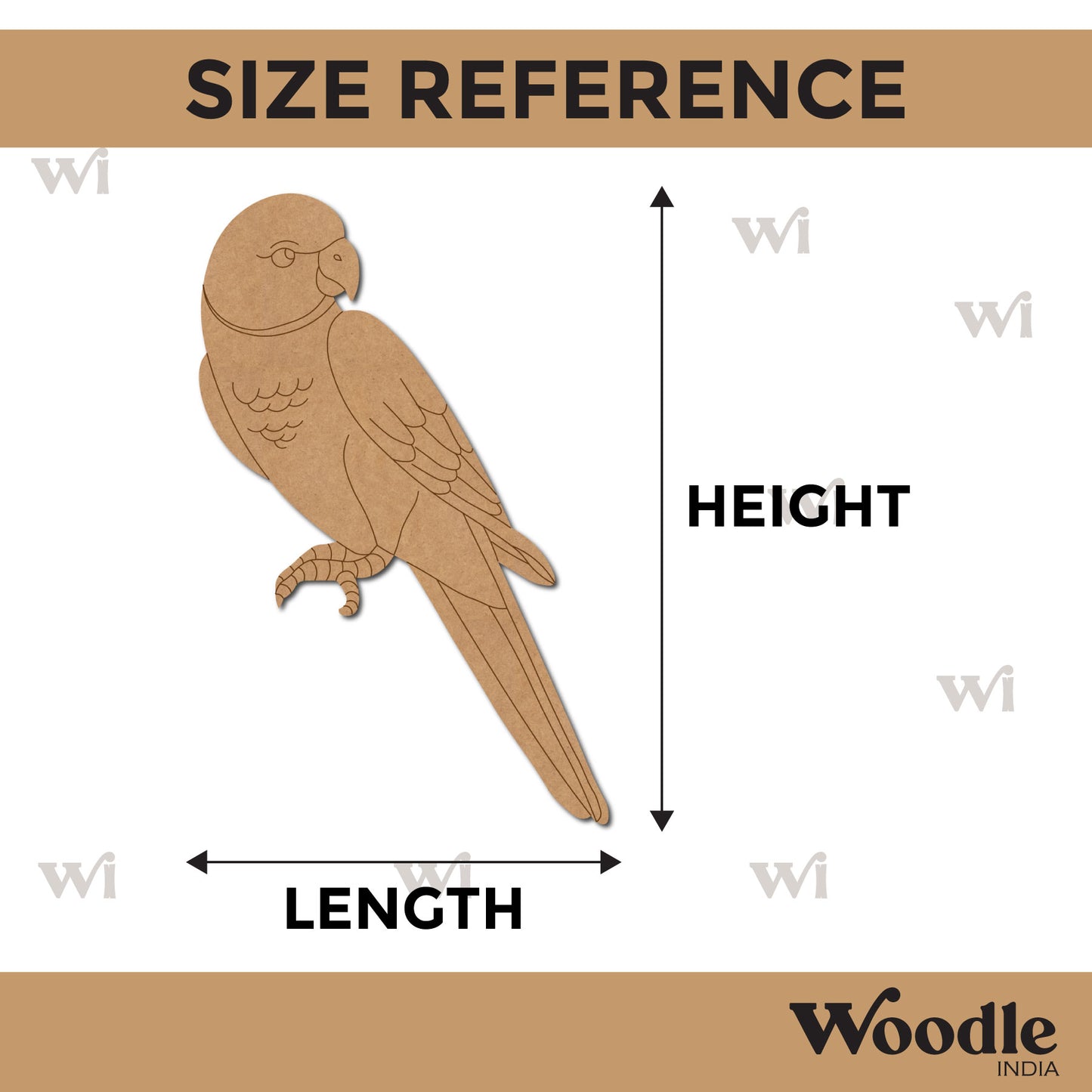 Parrot Pre Marked MDF Design 9