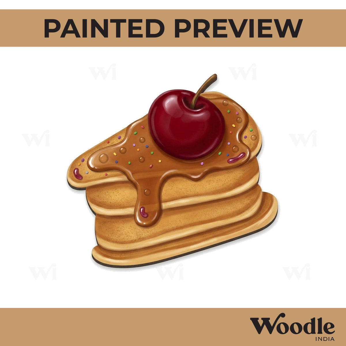 Pastry Cake Pre Marked MDF Design 2