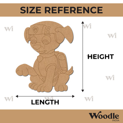 Paw Patrol Dog Pre Marked MDF Design 3