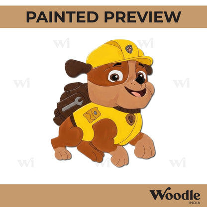 Paw Patrol Dog Pre Marked MDF Design 4