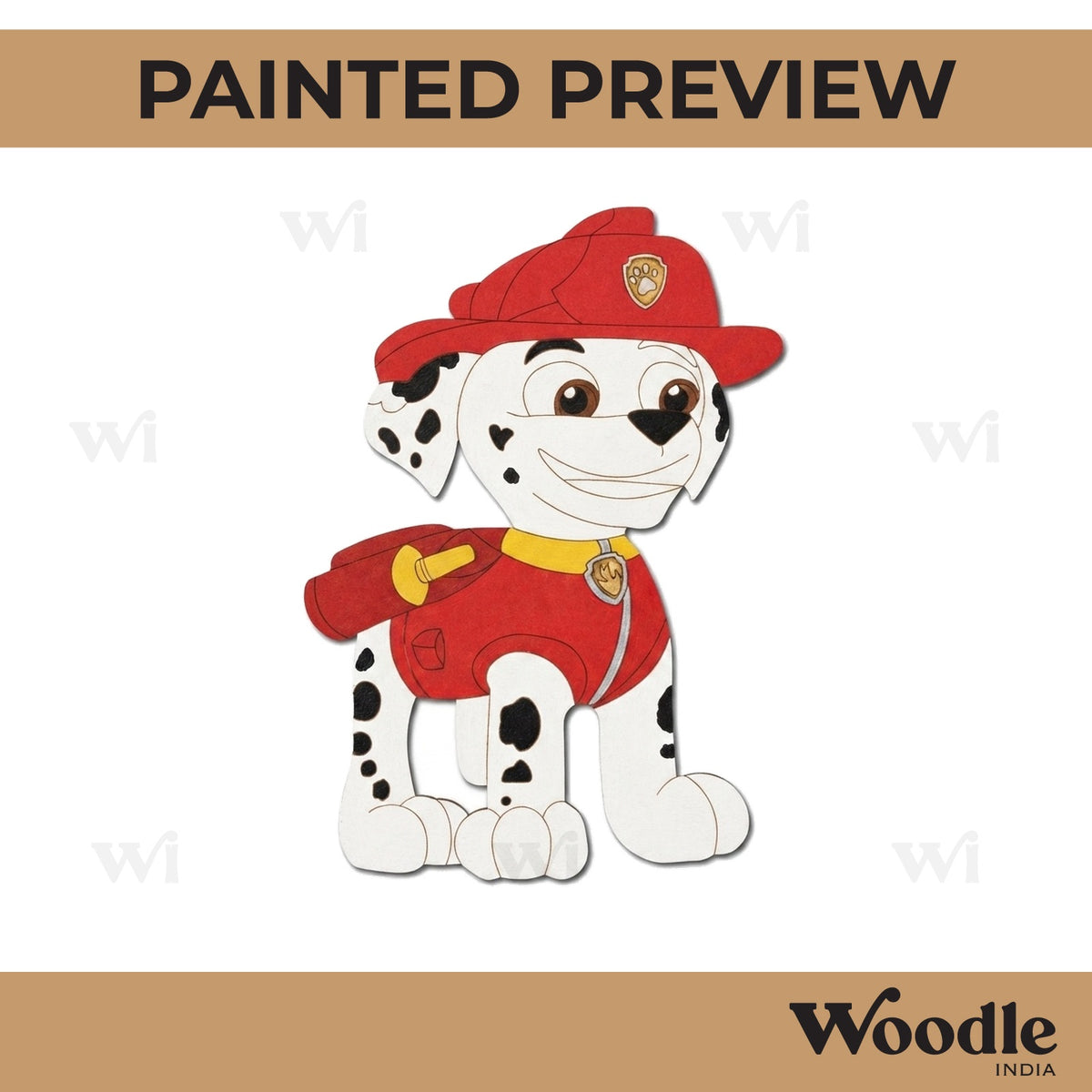 Paw Patrol Dog Pre Marked MDF Design 5