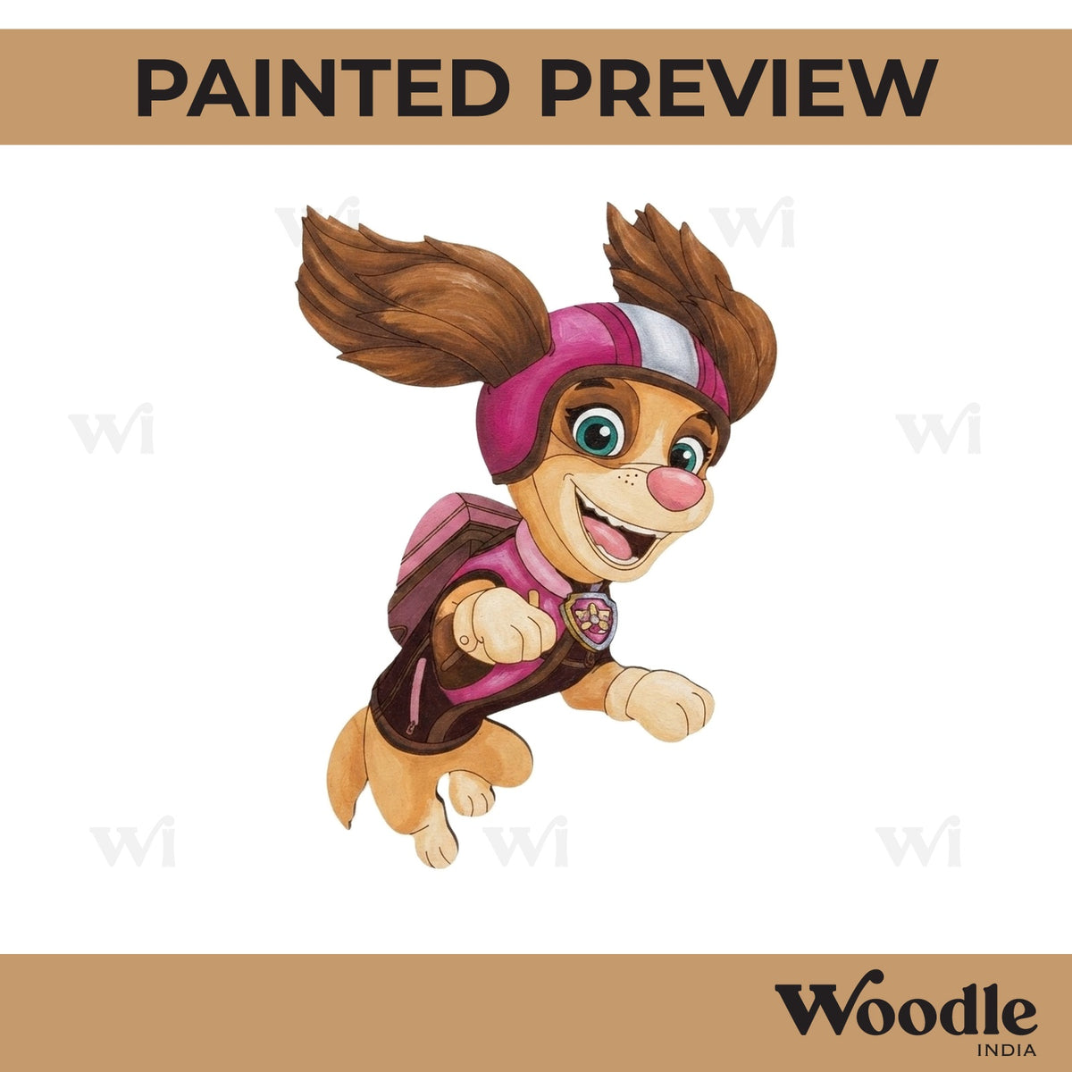 Paw Patrol Dog Pre Marked MDF Design 8