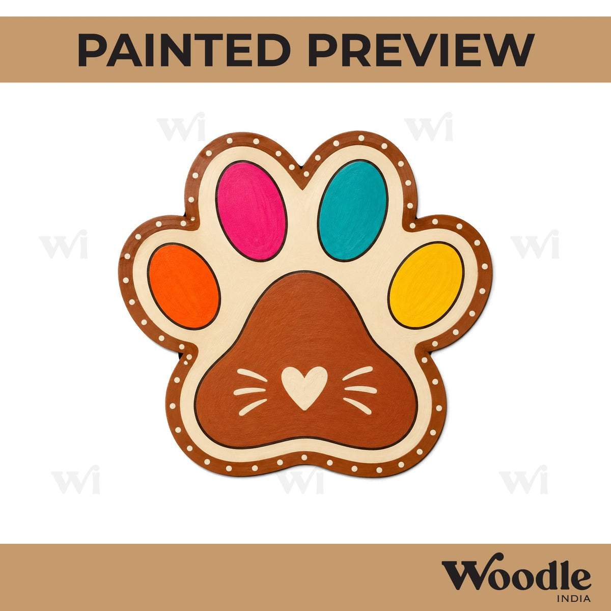 Paw Pre Marked MDF Design 2