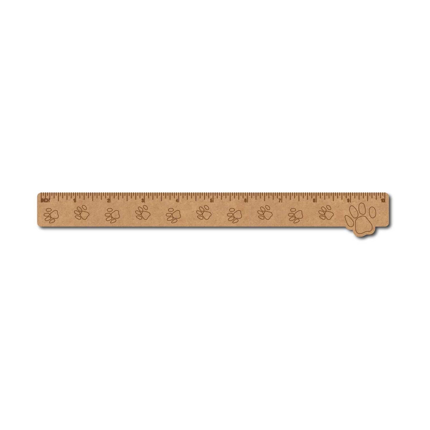 Paw Ruler Scale MDF Design 1