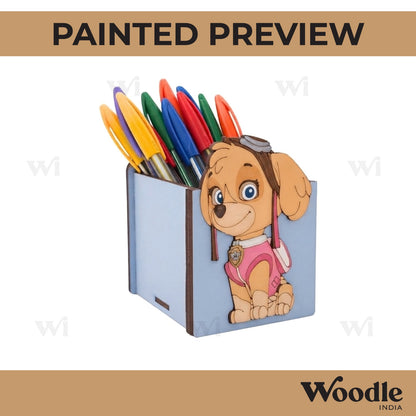 Paw Patrol Dog Pen Stand MDF Design 1