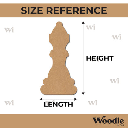 Pawn Chess Cutout MDF Design 1