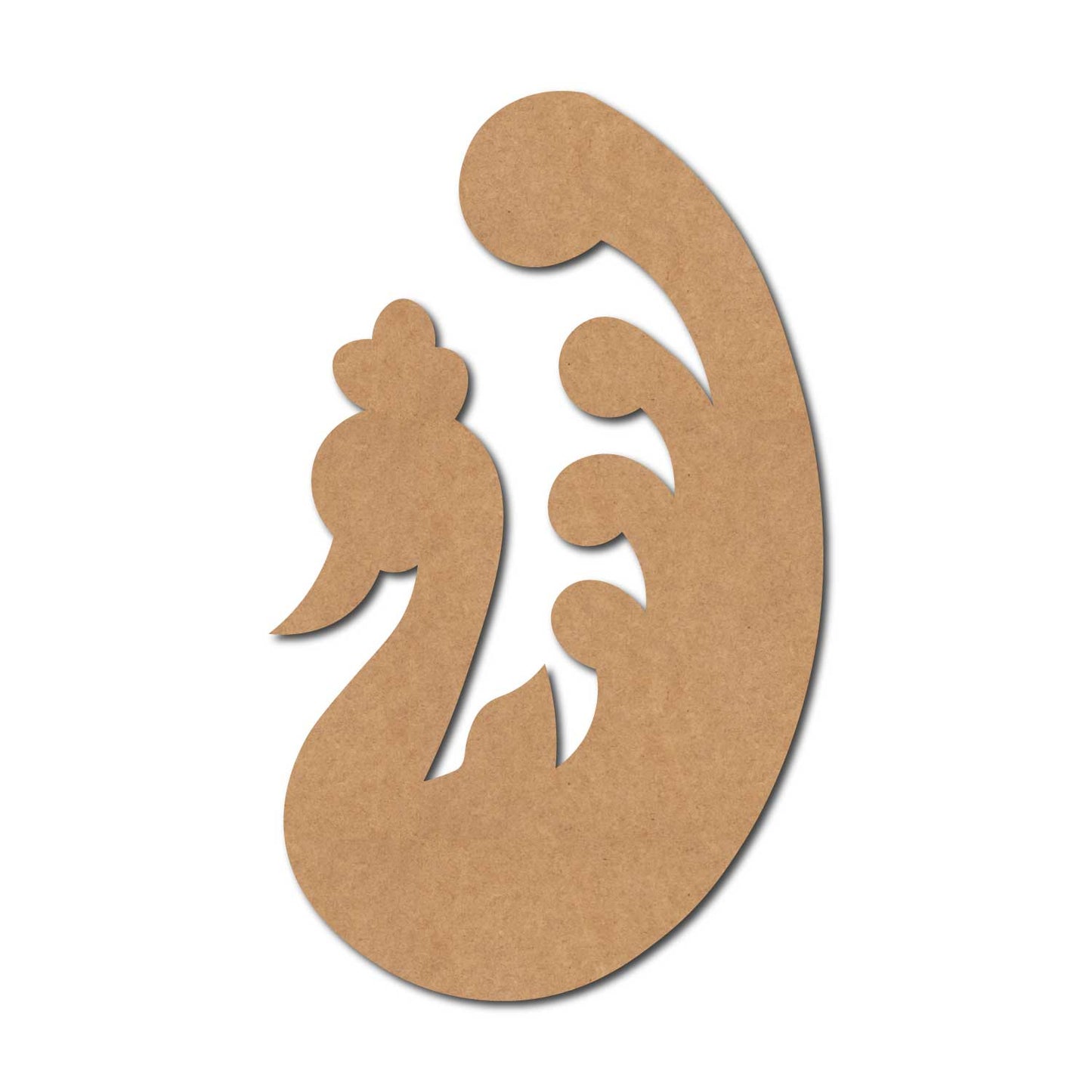 Peacock Cutout MDF Design 1