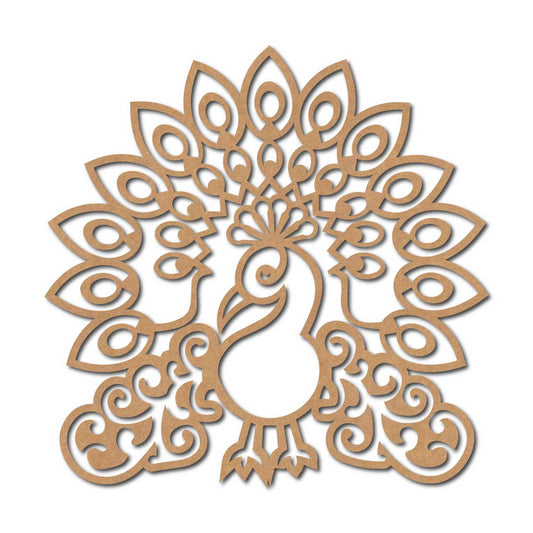 Peacock Cutout MDF Design 2