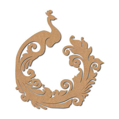 Peacock Cutout MDF Design 4