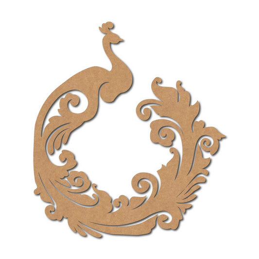 Peacock Cutout MDF Design 4
