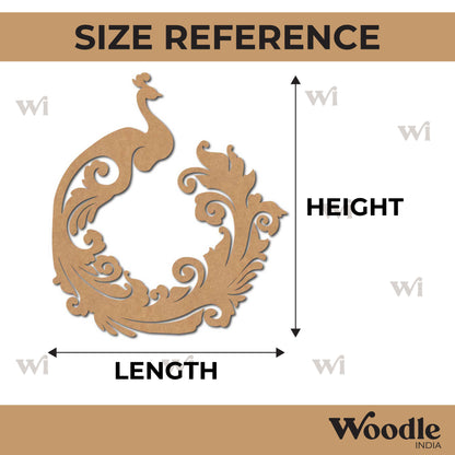 Peacock Cutout MDF Design 4