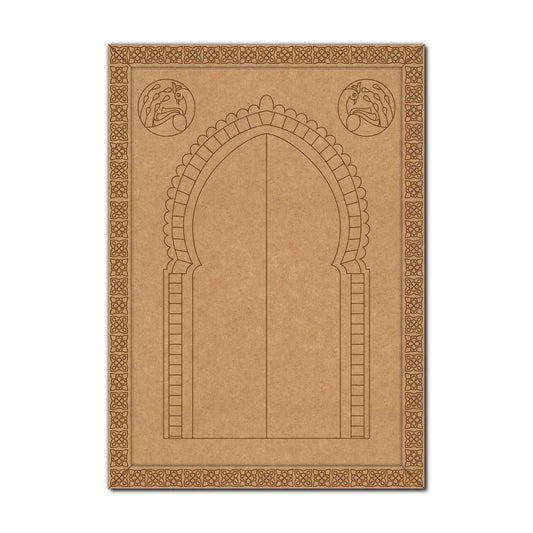 Peacock Jharokha Mayur Dwar Pre Marked MDF Design 1