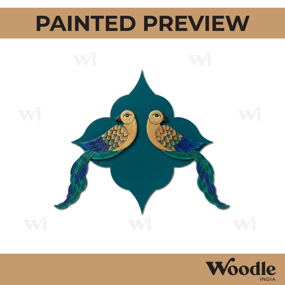 Peacock Pre Marked Base MDF Design 3