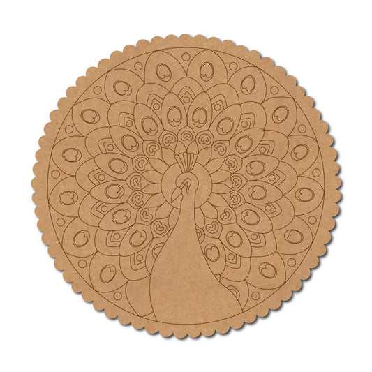 Peacock Pre Marked Base MDF Design 8