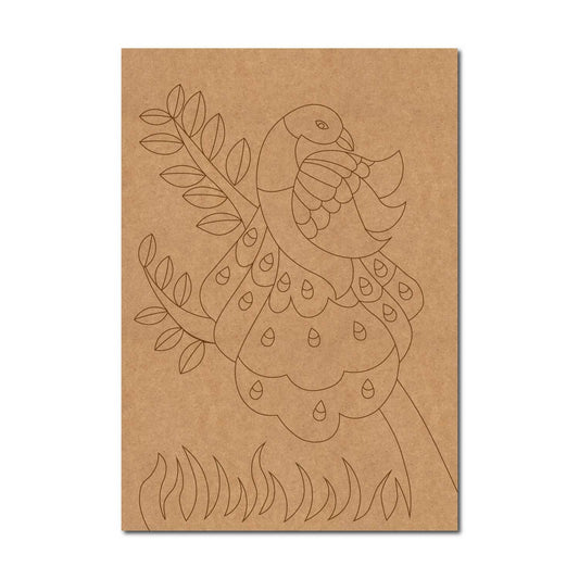 Peacock Pre Marked Base MDF Design 9