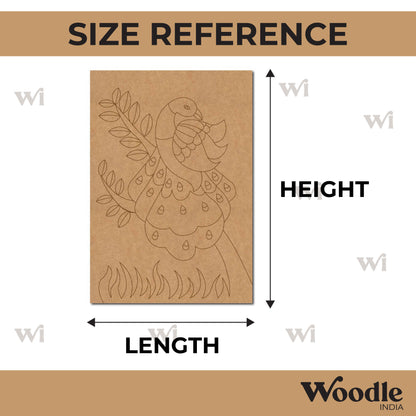 Peacock Pre Marked Base MDF Design 9