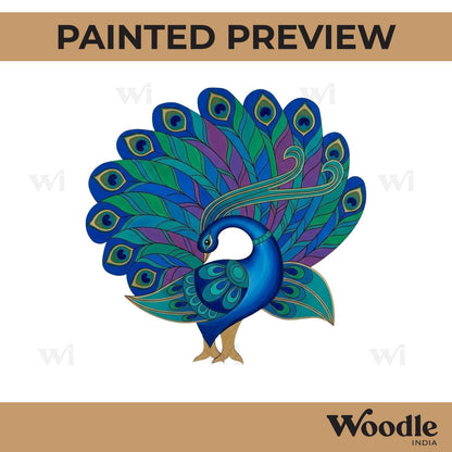 Peacock Pre Marked MDF Design 10