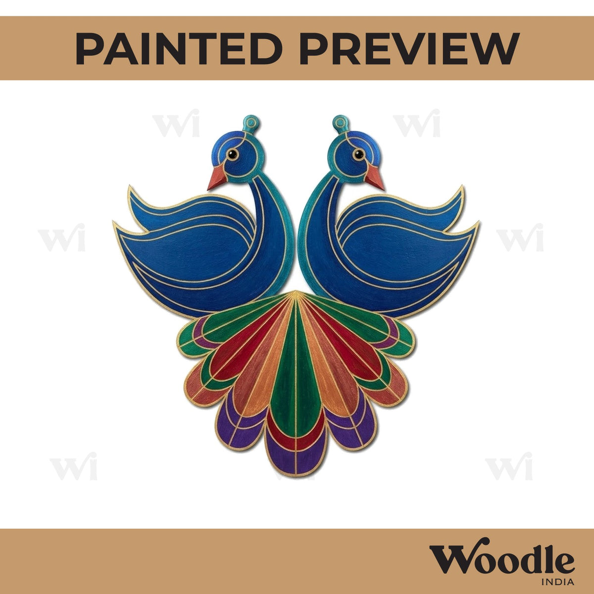 Peacock Pre Marked MDF Design 2